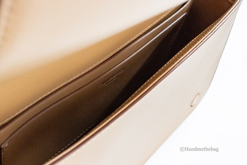 Burberry Grace kleine Muskat Glattleder Klappe Crossbody Clutch Handtasche Geldbeutel - Bild 4 von 6