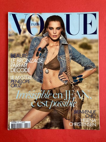 couverture decoration VOGUE mars 2009 Paris 897 poster Daria Werbowy french - Picture 2 of 3
