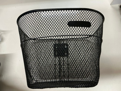 Bike Bicycle Handlebar Carry Basket Shopping Metal Black 20L Storage - Picture 3 of 7