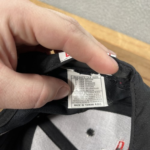 Vintage Chicago Bulls Hat Adult Black Strap Back Cap Sports Specialities 90s Y2K - Picture 10 of 10