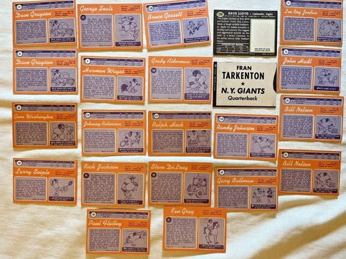 Bonito Lote 36 TARJETAS DE FÚTBOL AMERICANO TOPPS 1970 ANTIGUAS VINTAGE y otras 2 tarjetas bonitas - Imagen 11 de 12