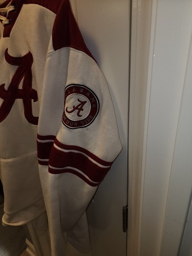 Felpa con cappuccio pullover stringato uomo Colosseum Crimson Alabama Crimson Tide 2.0 - Foto 6 di 10