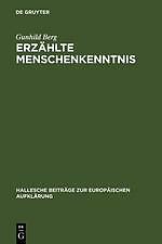 Thumbnail - Erzählte Menschenkenntnis | Buch | 9783484810303