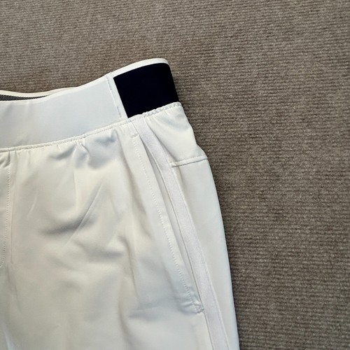 Under Armour UA Premier 6" Woven Court Shorts Men's L White Elastic Waist Tennis - Bild 2 von 10