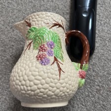 Vintage Wade Krug Bramble Berry Keramik 1950 - 55 Majolika 4,75" Milchkännchen