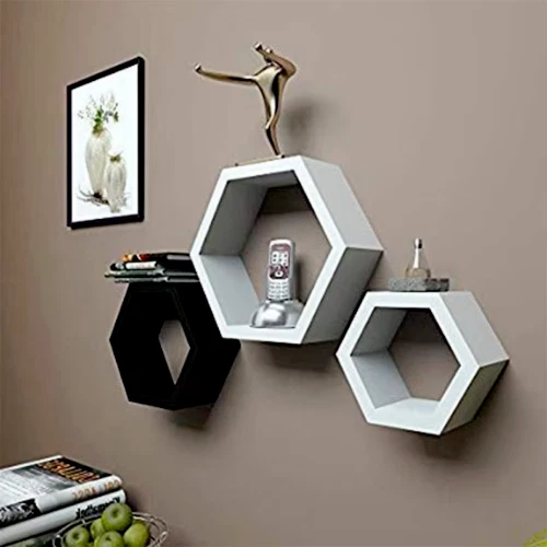 Modern Holder Display 3 pecs Rack Wall Shelf Storage Mounted Floating Organiser
Opens in a new windo