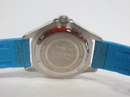 INVICTA WOMEN'S 38MM WILDFLOWER STINGRAY CRYSTAL ACCENTED STRAP WATCH BLUE - Picture 5 of 6