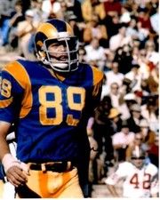 FRED DRYER Signed Autographed 8x10 NFL LOS ANGELES RAMS Photo