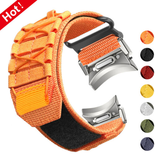 Quick Fit Nylon Loop Band for Samsung Galaxy Watch 6 Classic/6/5/4 40-47mm Strap - Picture 1 of 18