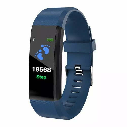 Smart Watch mit Herzfrequenz Schlaf Schrittzähler Monitor Fitness Tracker ID115 - Bild 9 von 11