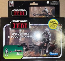 2023 Kenner Star Wars Return of the Jedi: Speeder Bike & Scout Trooper Set