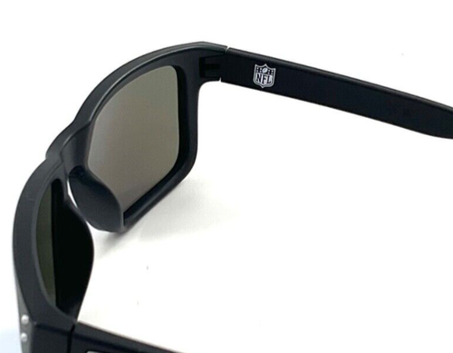 Occhiali da sole uomo Oakley Dallas Cowboys Holbrook 009102 neri nuovi con lenti blu - Foto 6 di 7