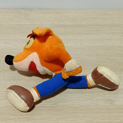 Crash Bandicoot Plush Doll Toy Banpresto 1998 Jumping Version