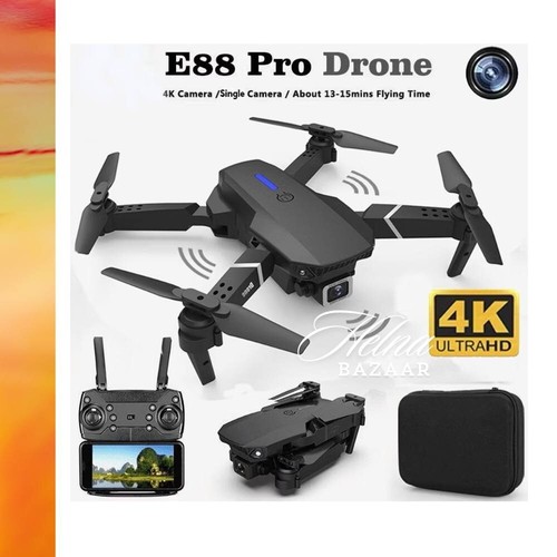 E88 4K HD Foldable Drone – WiFi FPV RC Quadcopter with Altitude Hold - Picture 1 of 7