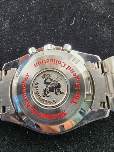 Omega Speedmaster Legend Schumacher Red Dial Chronograph 42MM Automatic #67 - Picture 4 of 7