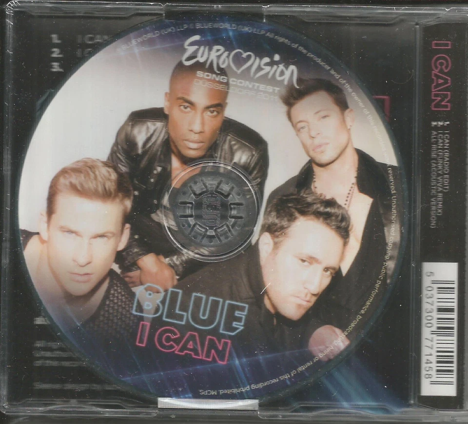 BLUE I can w/ EDIT & REMIX & All Rise ACOUSTIC CD Single SEALED USA seller 2011 Foto 2 de 2
