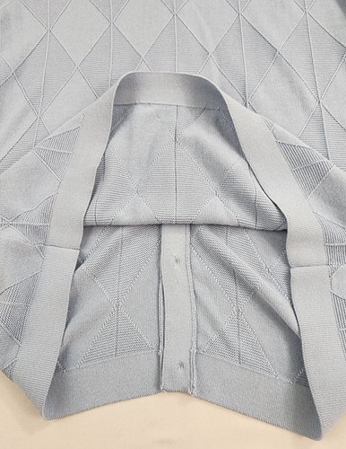 MAGASCHONI Sweater Shirt Adult M Medium GM40116M Blue Cotton Viscose $68 Mens - 第 9/9 張圖片