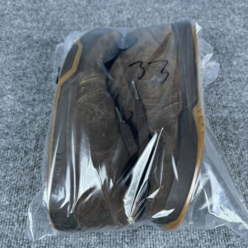Converse All Star braune Wildleder Leder niedrige Turnschuhe Herren Gr. 10 - Bild 14 von 14