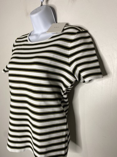 A.L.C. Dale Open Back Striped Knit Womens Top Size Medium New Tags - Picture 4 of 12