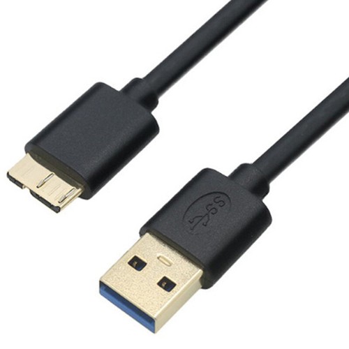 Cable de datos de disco duro móvil USB3.0 A a Micro3.0 convertidor cable adaptador 0,5 m 1 m - Imagen 4 de 6
