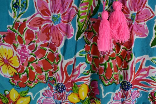 ANTICA SARTORIA 2024 FLOWER FLOWERS PONCHO SHORT DRESS NWT OS TO XXL - Picture 6 of 10