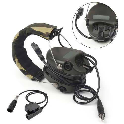 H60 Sound Pickup Noise Reduction Headset pour AN/PRC-152 AN/PRC-148 U329 Radio
