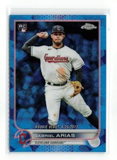 GABRIEL ARIAS #US321 RC 2022 TOPPS CHROME GUARDIANS SAPPHIRE