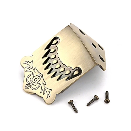 Mandolin Guitar Tailpiece with Cover and Screws Kits Mandolin Part Replacements