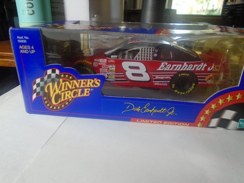 WINNER'S CIRCLE Hasbro 2000, Rosso #8 Dale Earnhardt Jr, 1/24 Scala Limitata - Foto 2 di 5
