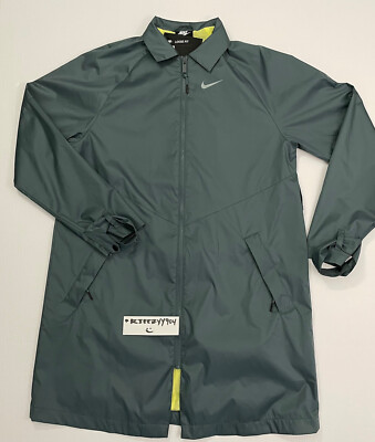 $140 Womens Size M Nike Sportswear Windrunner Woven Trench Jacket