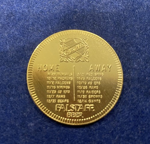 1967-1975 Mardi Gras Doubloons New Orleans Saints NFL Football Spielplan Lot 9 - Bild 19 von 20