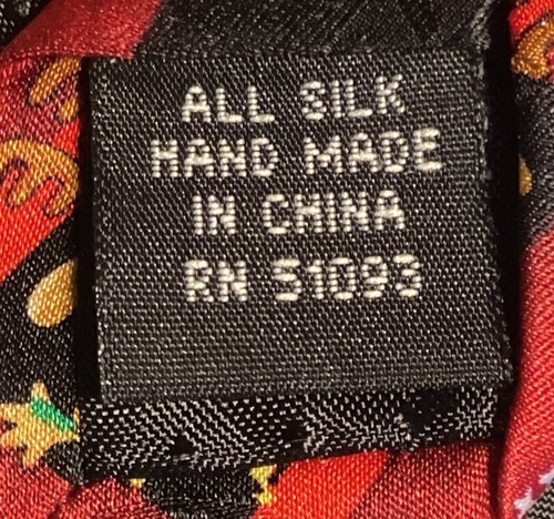 Reindeer Men's HOLIDAY Silk Tie Hallmark Yule Tie Greetings By MMG - Picture 12 of 15