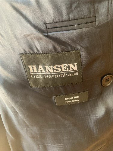 Blazer doppiopetto Hugo Boss nero bottoni oro lungo 40 - Foto 7 di 12