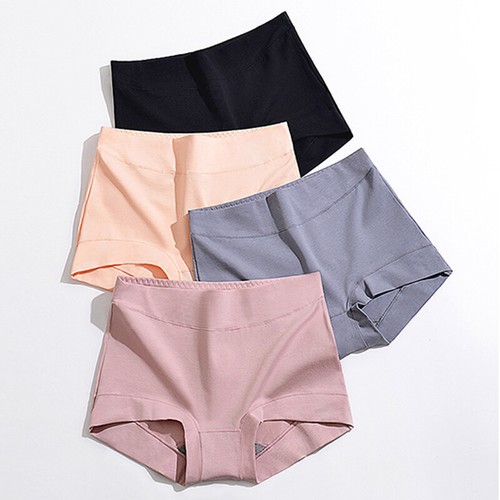 Ladies Comfort Breathable Underwear Pure Cotton High Waist Abdominal Boxer Pants - Bild 15 von 20