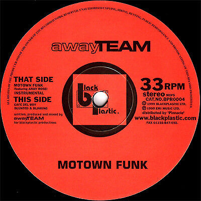 The Away Team - Motown Funk (12") - Picture 1 of 2