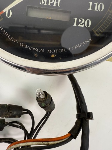 Harley Davidson Electronic Speedometer Instrument Gage Harness Lights - Picture 3 of 10