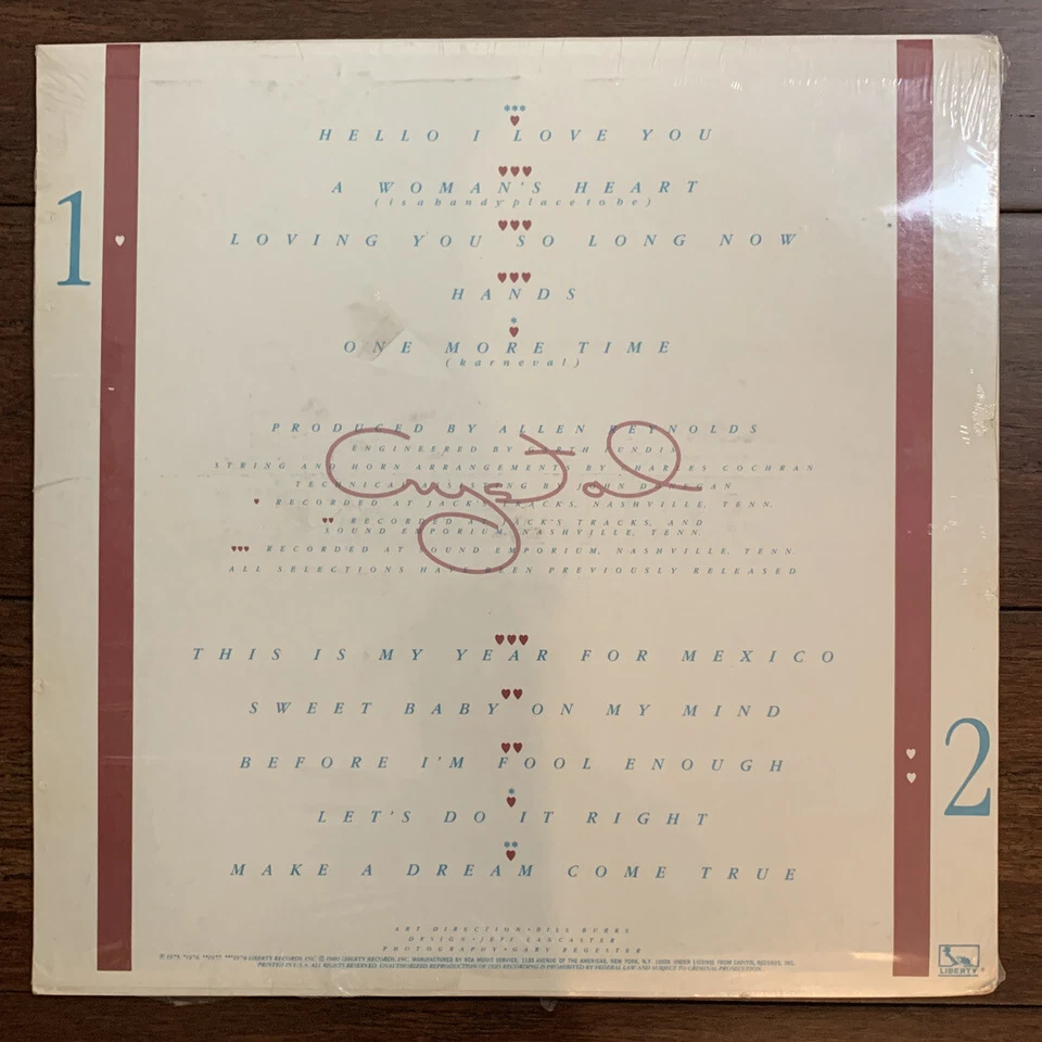 CRYSTAL GAYLE~A Woman’s Heart~Factory Sealed Vinyl LP Record R-143365 - Image 2 of 4