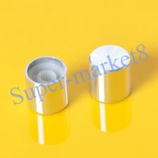 5*17x17 Aluminum Knob Silver Spline 6mm Shaft Volume Tone Control Audio AMP Bass
