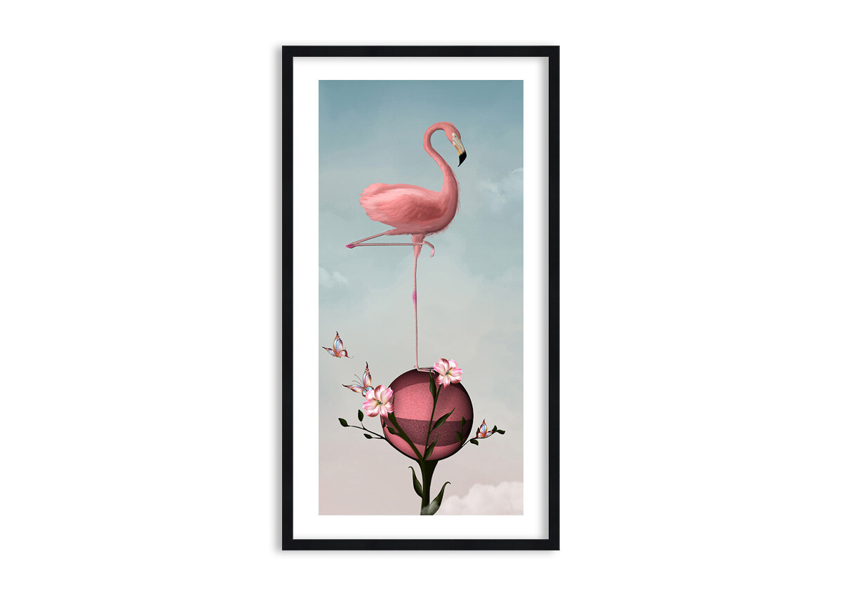 Quadro in Cornice - fenicottero fiore grafico grafico grafico 3187 IT 94d603 Quadro in Cornice - fenicottero fiore grafico grafico grafico 3187 IT 94d603