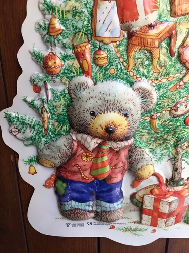 VINTAGE GIORDANO CHRISTMAS DECORATION WALL TREE POLYSTYRENE TAIWAN - Picture 3 of 5