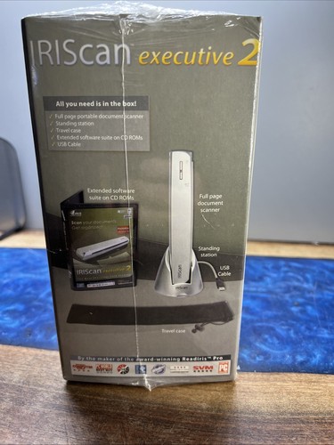 IRIScan Executive 2 Portable Scanner PC & Mac New In Sealed Box Vintage PC MAC - Picture 8 of 8