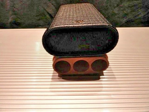 Black & Gold Leather  Carrying Case NIB - Picture 3 of 10