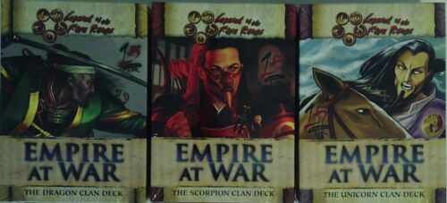 L5R Legend of the Five Rings CCG: Empire at War Starter Deck Set (AEG 15601) L5R - Picture 2 of 3
