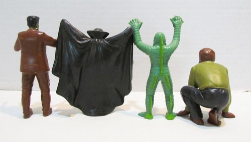 JUEGO DE FIGURAS DE PVC UNIVERSALES MONSTERS 1991 CRIATURA DRACULA FRANKENSTEIN HOMBRE LOBO - Imagen 2 de 2