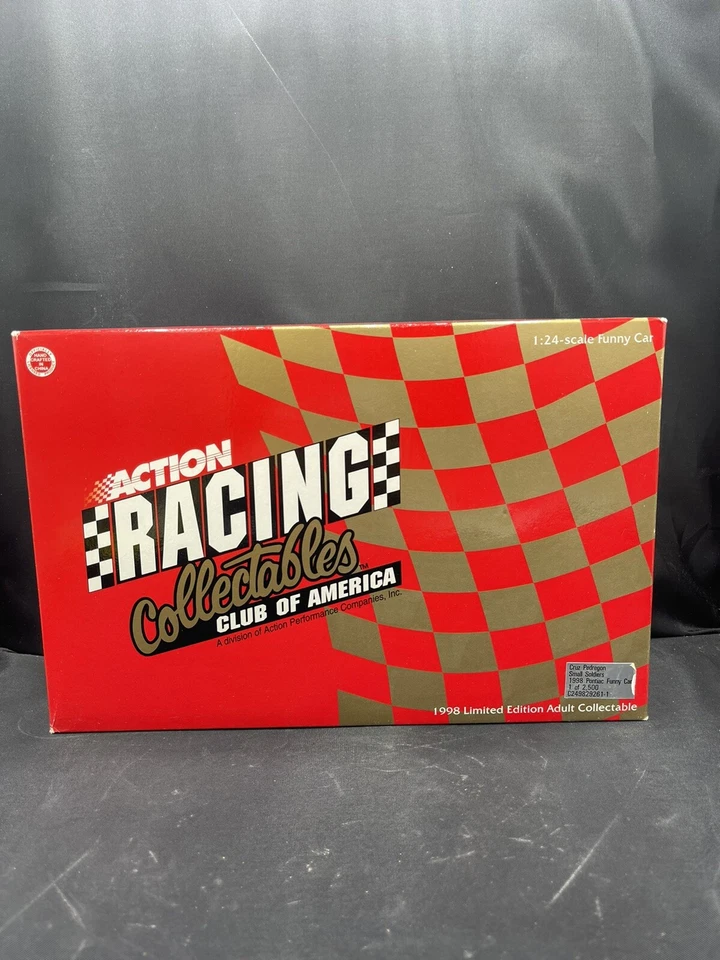 Action Cruz Pedregon Small Soldiers 1998 Pontiac Funny Car Signed Car & Box NHRA - Image 4 of 4