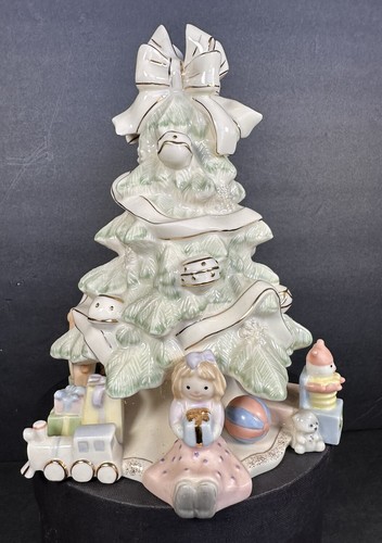 Lenox Holiday Traditions Christmas Tree Vintage Decor Porcelain Presents Santa - Picture 3 of 16