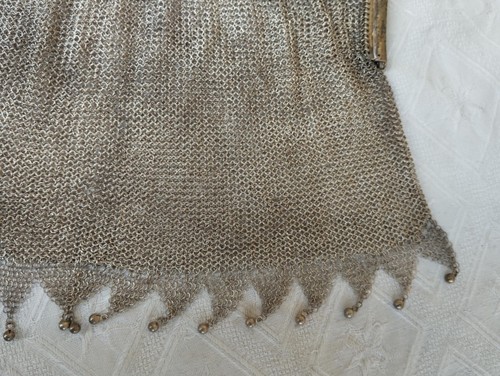 ANTICA BORSA BORSETTA DA SERA IN ARGENTO TITOLO 800 Larghezza cm20 Altezza cm18 - Imagen 12 de 14