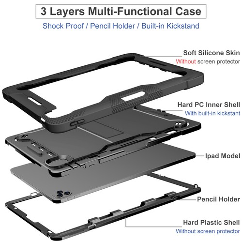 Funda con soporte a prueba de golpes para iPad 10ª generación y 11" (modelo A16) resistente - Imagen 23 de 47