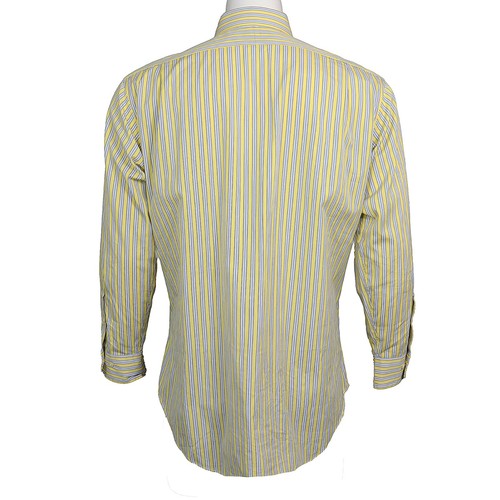 Vintage Polo Ralph Lauren Shirt Button Men's 16.5 Classic Fit Striped Oxford - Picture 7 of 10