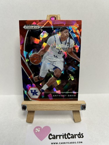 ANTHONY DAVIS 2021 Prizm Draft Picks RED ICE PRIZM #58 Kentucky - Picture 3 of 6